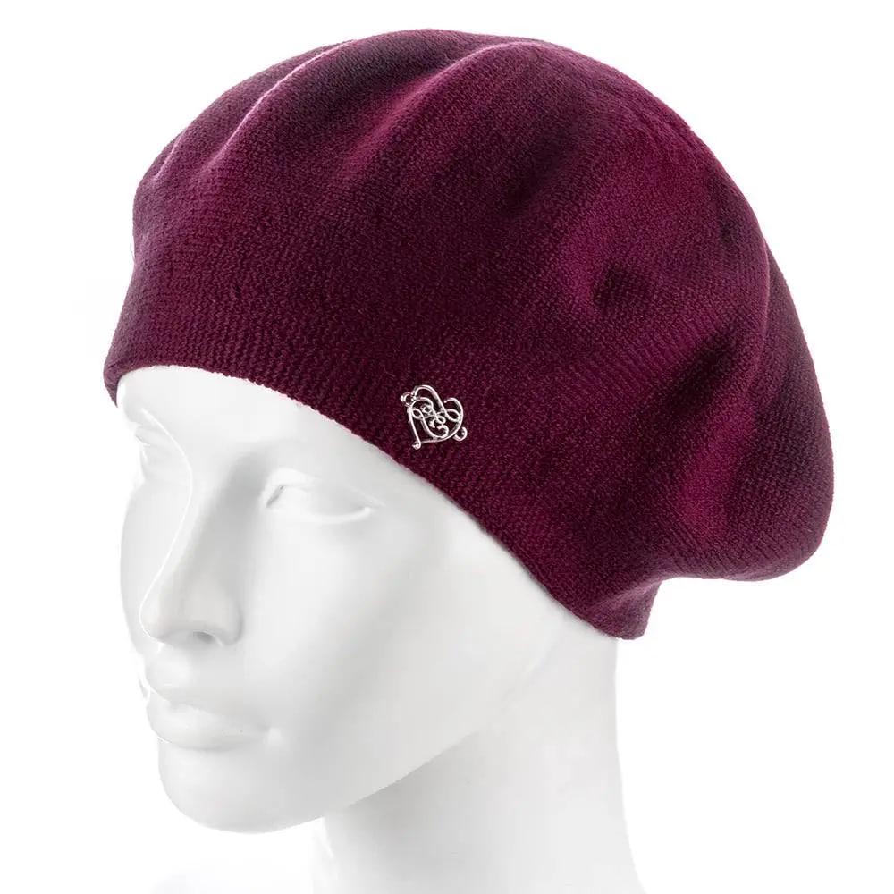 Берет женский вязаный Zolly ZH218 one size Вишня