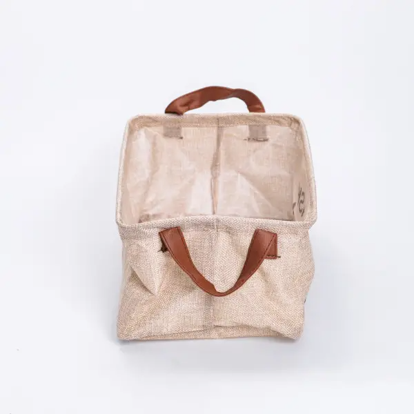 Органайзер для зберігання речей 30х20х14 см Бежевий - фото 3 Органайзер для зберігання речей 30х20х14 см Бежевий - фото 3