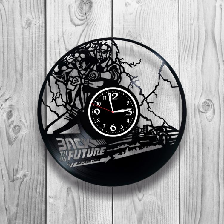 Часы настенные Back to the Future 0521 из виниловой пластинки