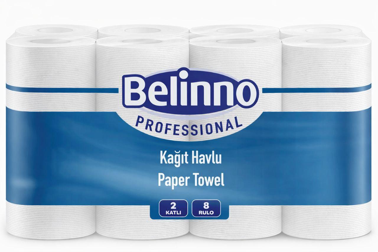 Паперові рушники Belinno Professional двошарові 8 шт. (32526710)