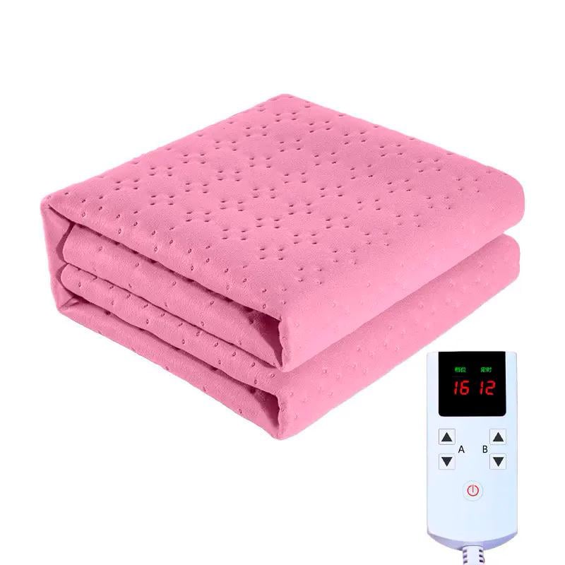 Электропростынь-плед с подогревом STT от сети 220V 180x150 см Pink (9722944)