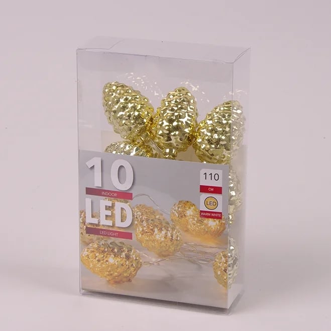 Гирлянда LED Flora Шишки 10 светодиодов 1,1 м (45013)