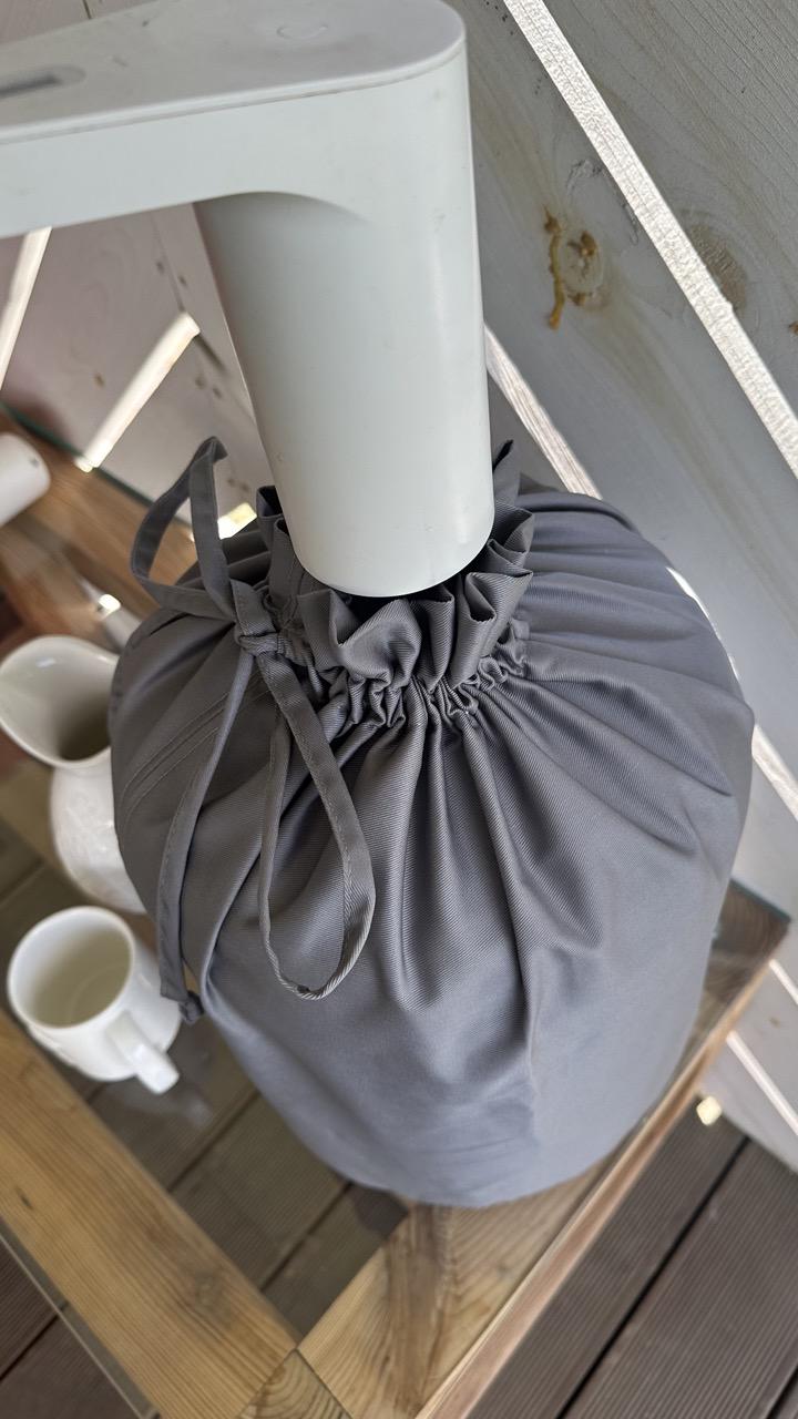 Чехол текстильный котоновый однотонный на пластиковый бутыль 19 л Серый - фото 3 Чехол текстильный котоновый однотонный на пластиковый бутыль 19 л Серый - фото 3