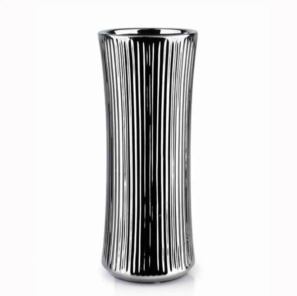 Ваза керамическая Flora Yvonne Silver (30325)