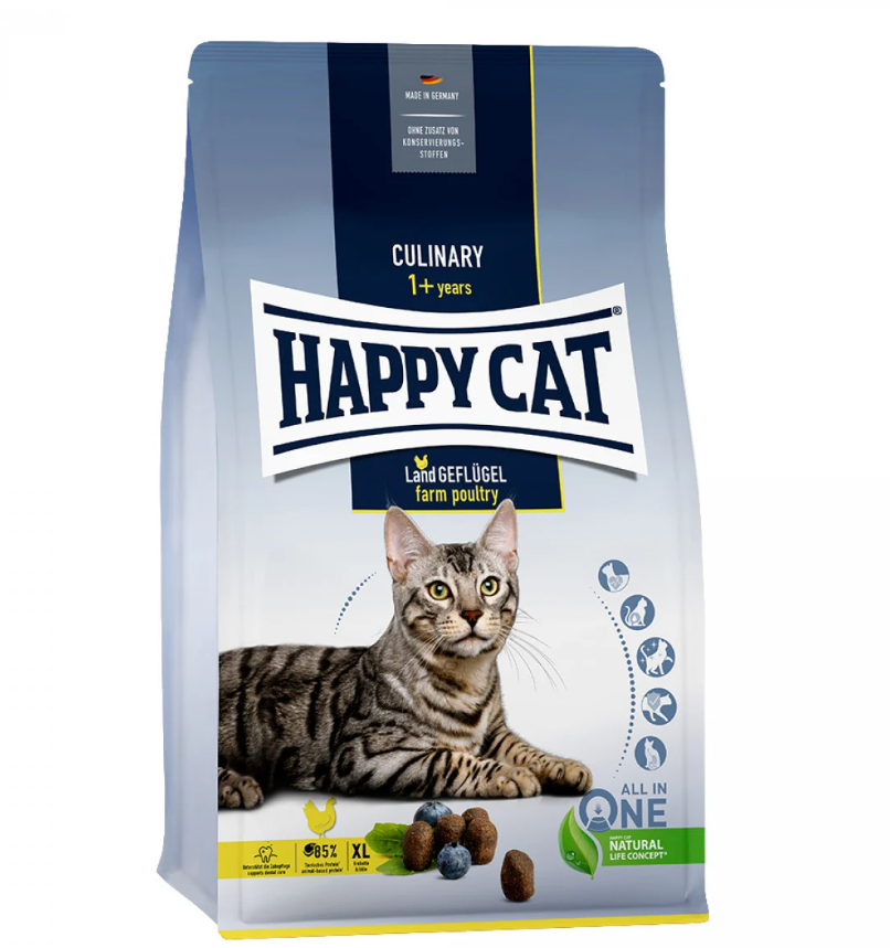 Сухий корм Happy Cat Culinary Land-Geflugel для кішок великих порід 10 кг (1582849846)