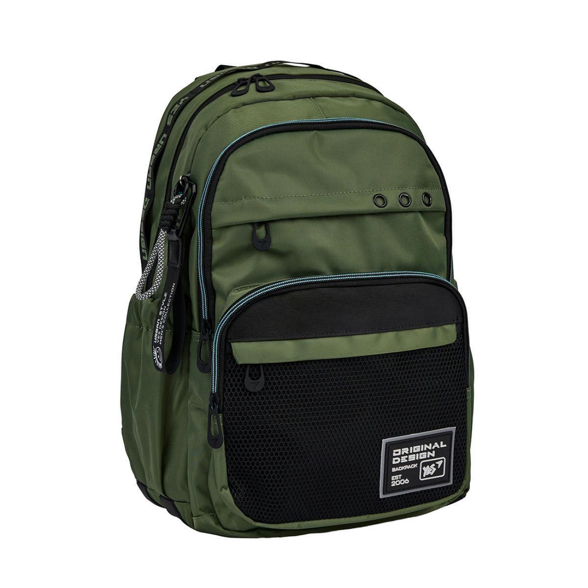 Рюкзак школьный YES Urban Style 45.5x31.5x15,5 см 22 л Хаки (559919)