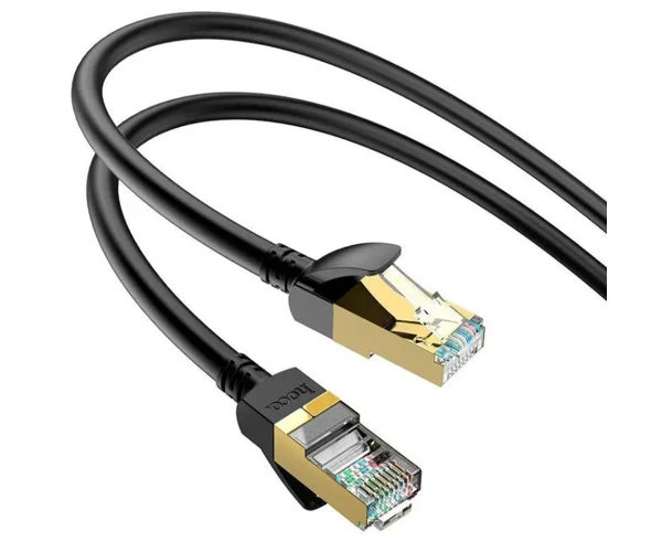 Кабель мережевий Hoco US02 Lan RJ45 3 м Black