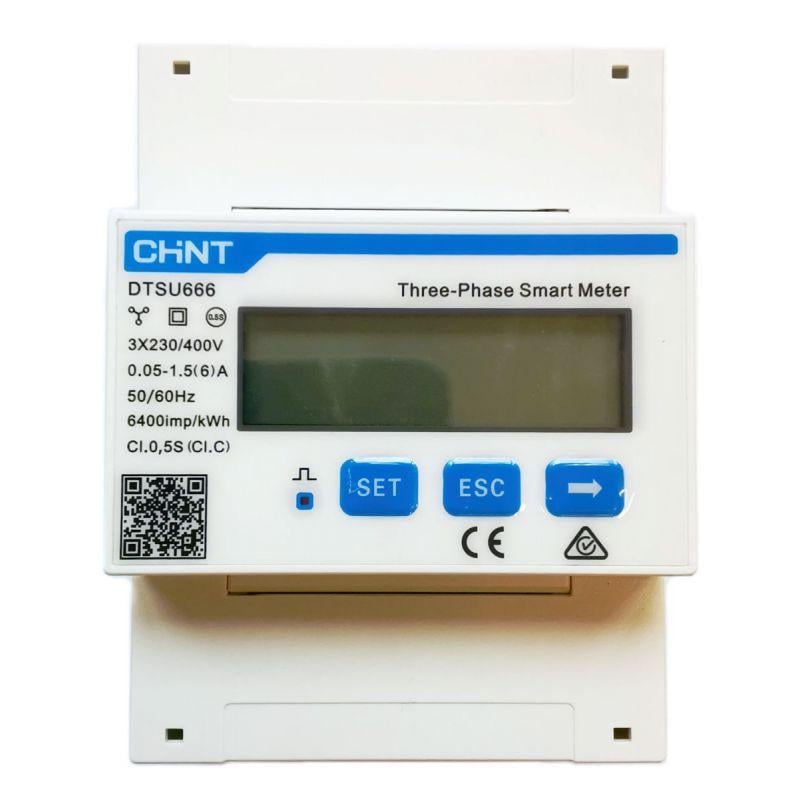 Лічильник електроенергії Chint Smart Meter DTSU666 0.4–1(100)A Modbus/RS-485 (29725994)