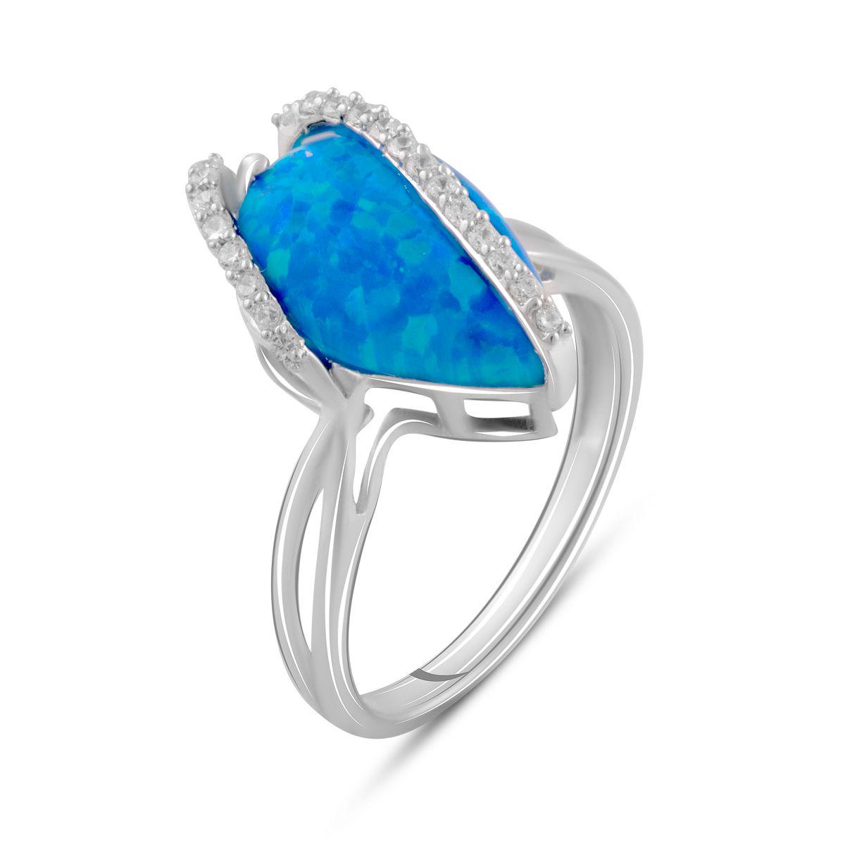 Кольцо серебряное с опалом 1,813 ct 2,51 г р. 18 (2090168)