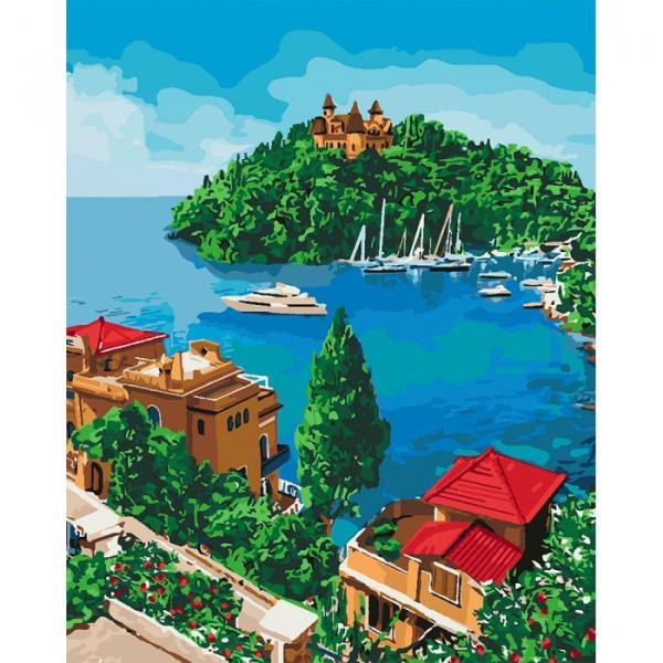 Картина по номерам Идейка Морская Остров надежды 40х50 см в термопакете (КНО2276-mt)