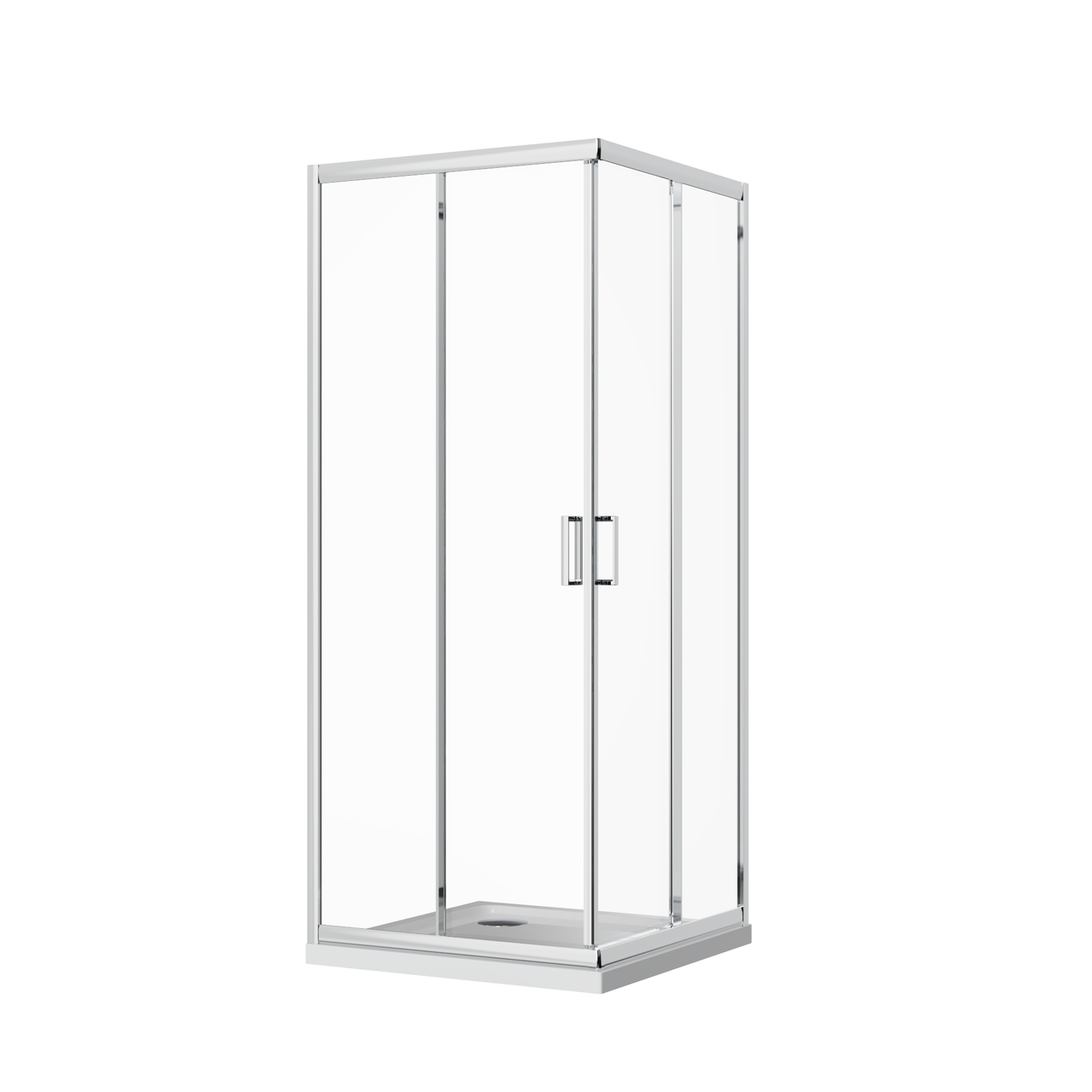 Душевая кабина стеклянная AVKO Glass RDR06 190х90х90 см Chrome (2371516754)