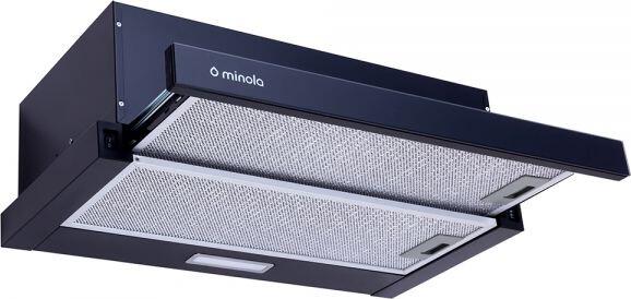 Витяжка Minola HTL 6234 BL 700 LED GLASS телескопічна (29928)