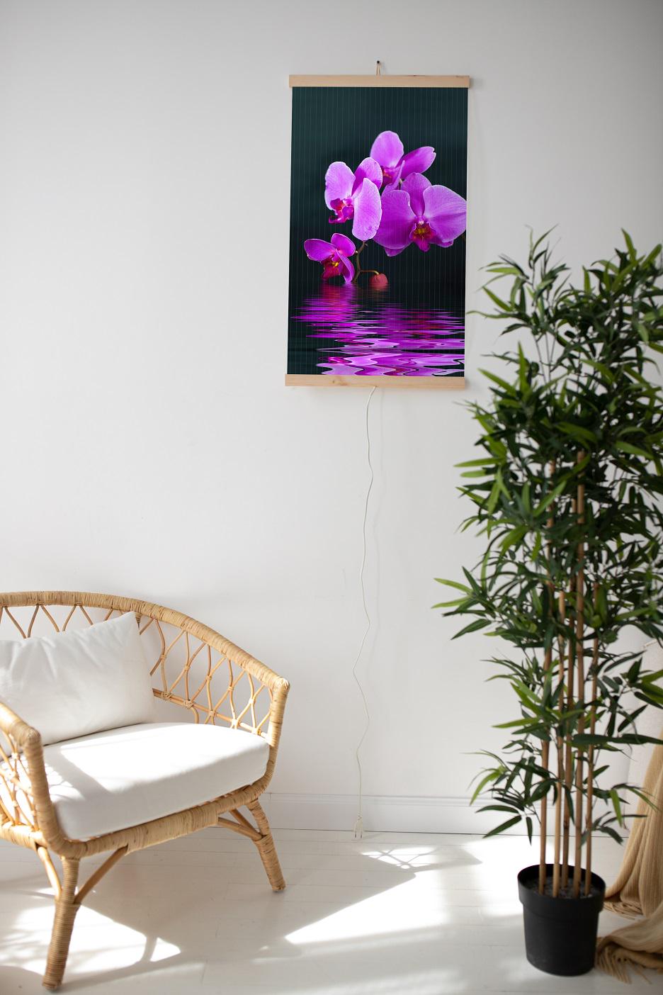 Инфракрасный обогреватель настенный Фиолетовое настроение 100х57 см (1415-1) - фото 2