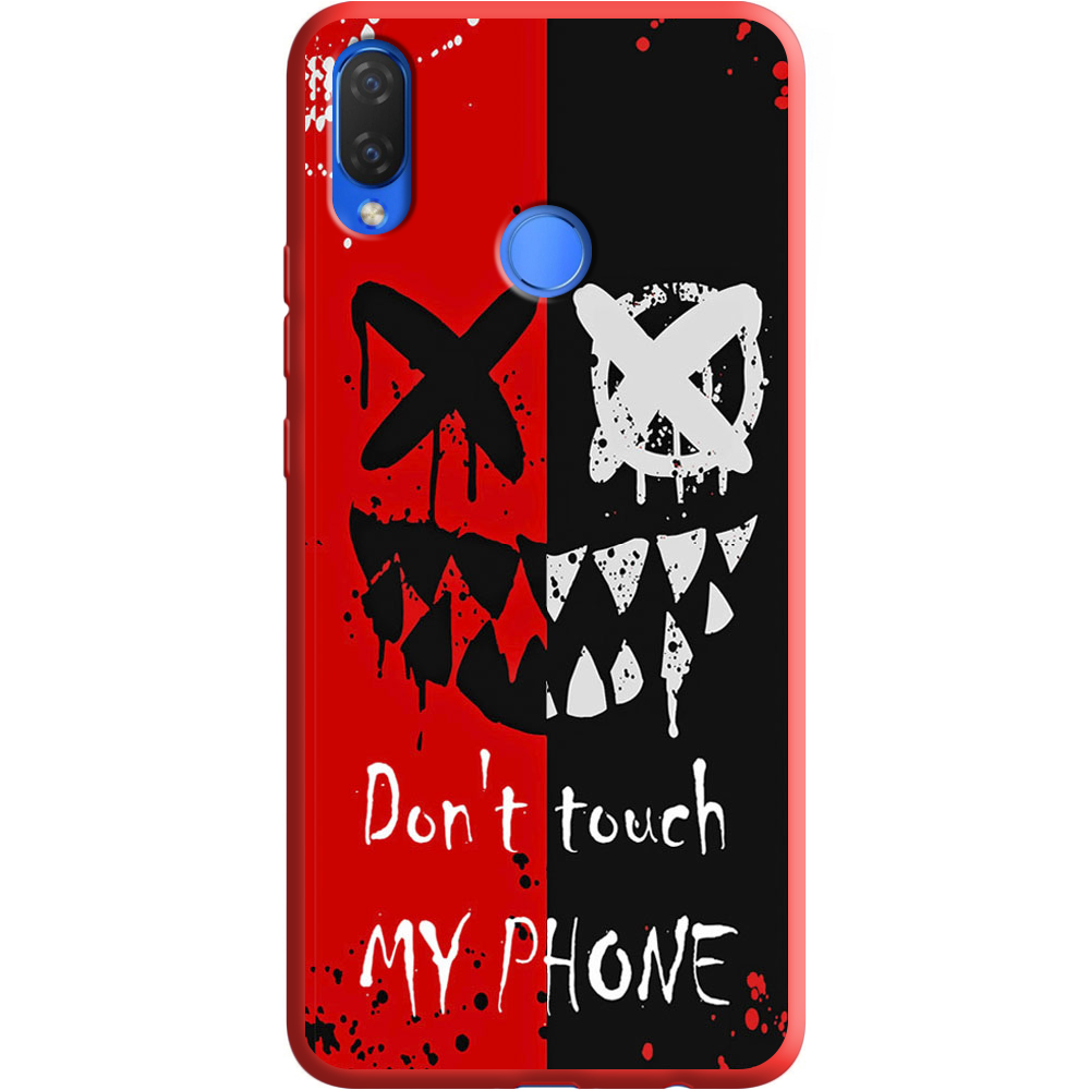 Чехол BoxFace Huawei P Smart Plus Bad Smile Красный силикон (34912-up2468-36133)