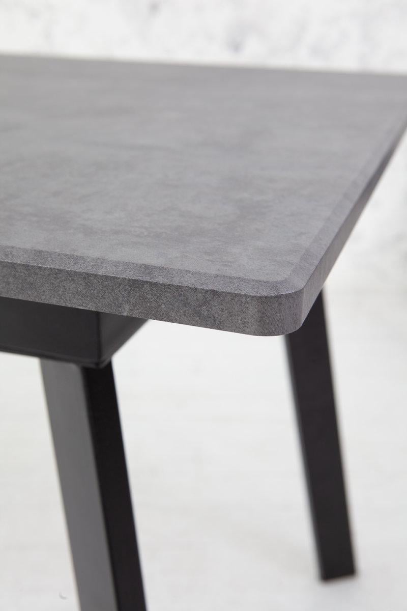 Обеденный стол Мікс Меблі Этна 1200х750 мм Черный/Мрамор темный (25402910) - фото 3