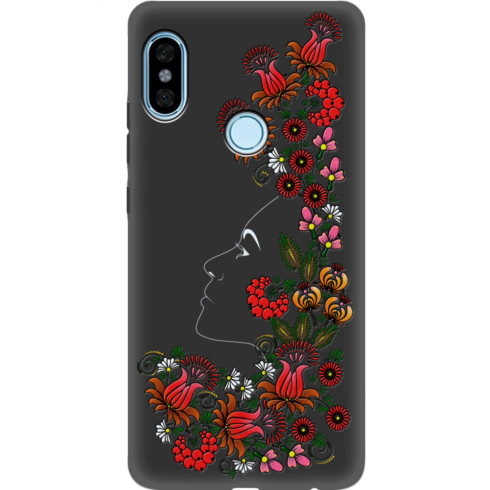 Чехол BoxFace Xiaomi Redmi Note 5 / Note 5 Pro 3D Ukrainian Muse Черный силикон (32971-bk64-34771)