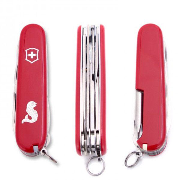 Комплект нож Victorinox Fisherman 1.4733.72/чехол с фонариком - фото 5