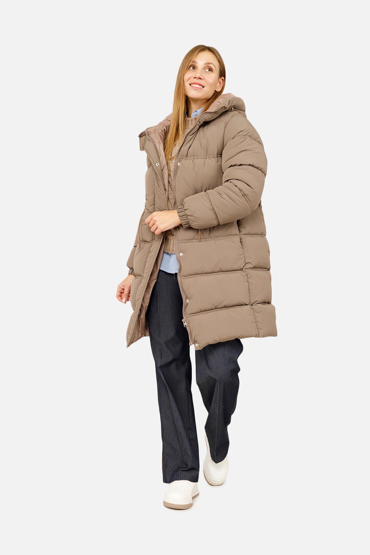 Куртка жіноча р. 46 Коричневий (SKT001020249) - фото 3 Куртка жіноча р. 46 Коричневий (SKT001020249) - фото 3