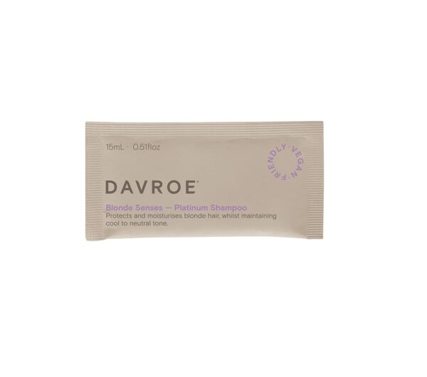 Шампунь тонирующий для светлых волос Davroe Blonde Senses Platinum Shampoo 15 мл (30145628)