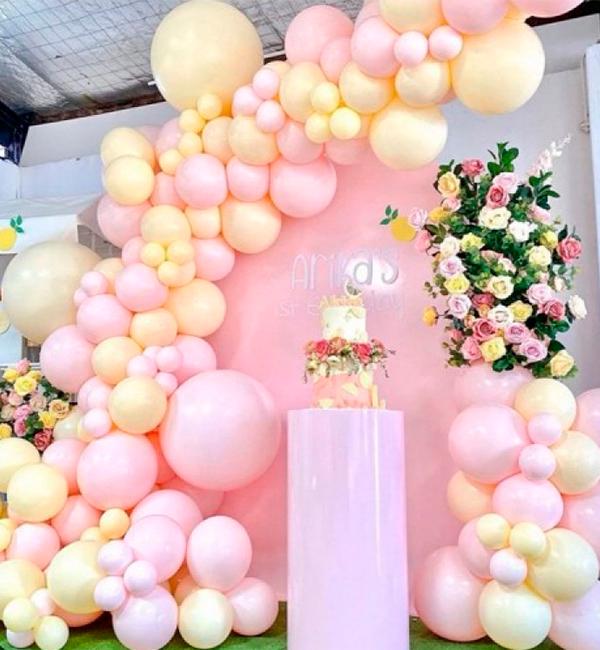 Арка из шаров pink marshmallow 138 шт. Yellow (11500798)