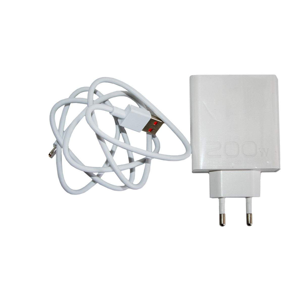 Зарядное устройство Power Adapter Suit USB-A/USB-C 200W с кабелем (1010941-White200K) Зарядное устройство Power Adapter Suit USB-A/USB-C 200W с кабелем (1010941-White200K)