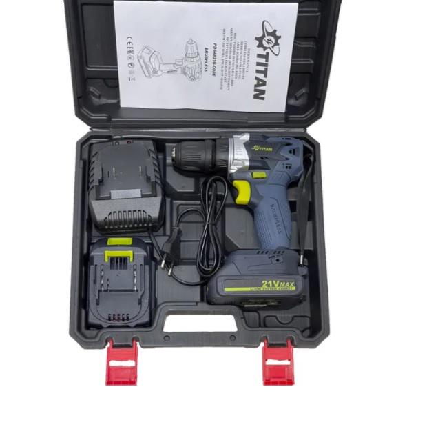Шуруповерт аккумуляторный Титан PDS4821B-CORE SET1 - фото 3
