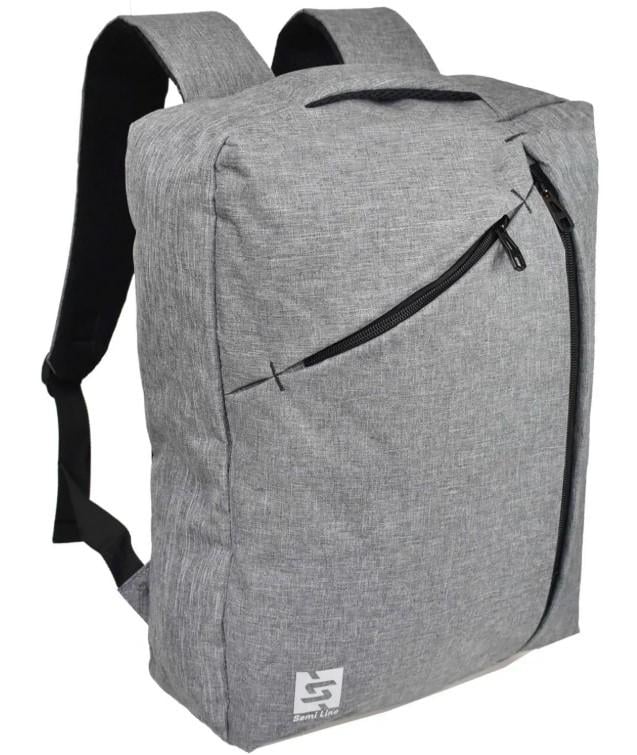 Сумка-рюкзак SEMI LINE P8388-1 14 л Grey (DAS302225)