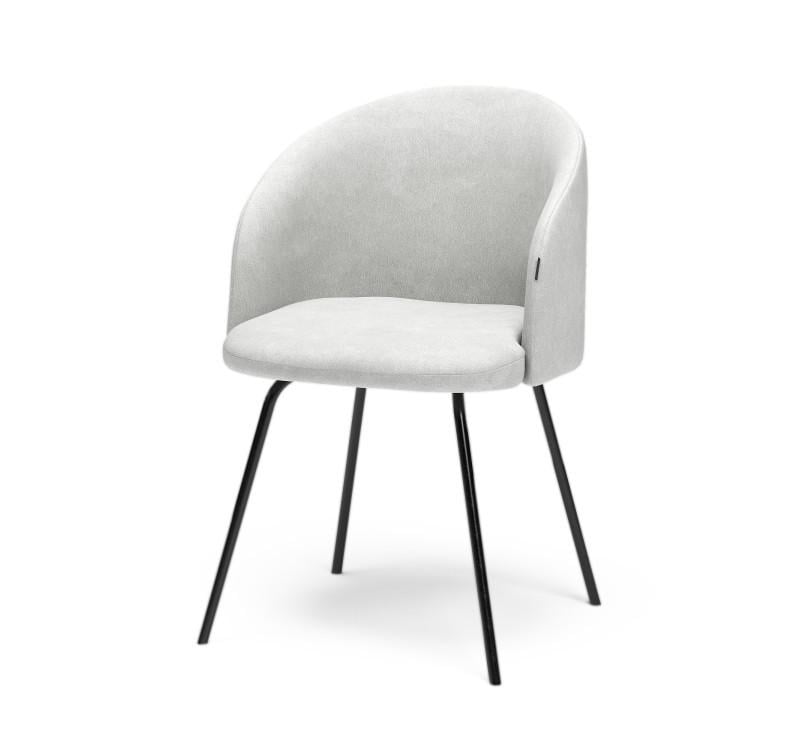 Стул кухонный Милано с металлическими ножками Серый