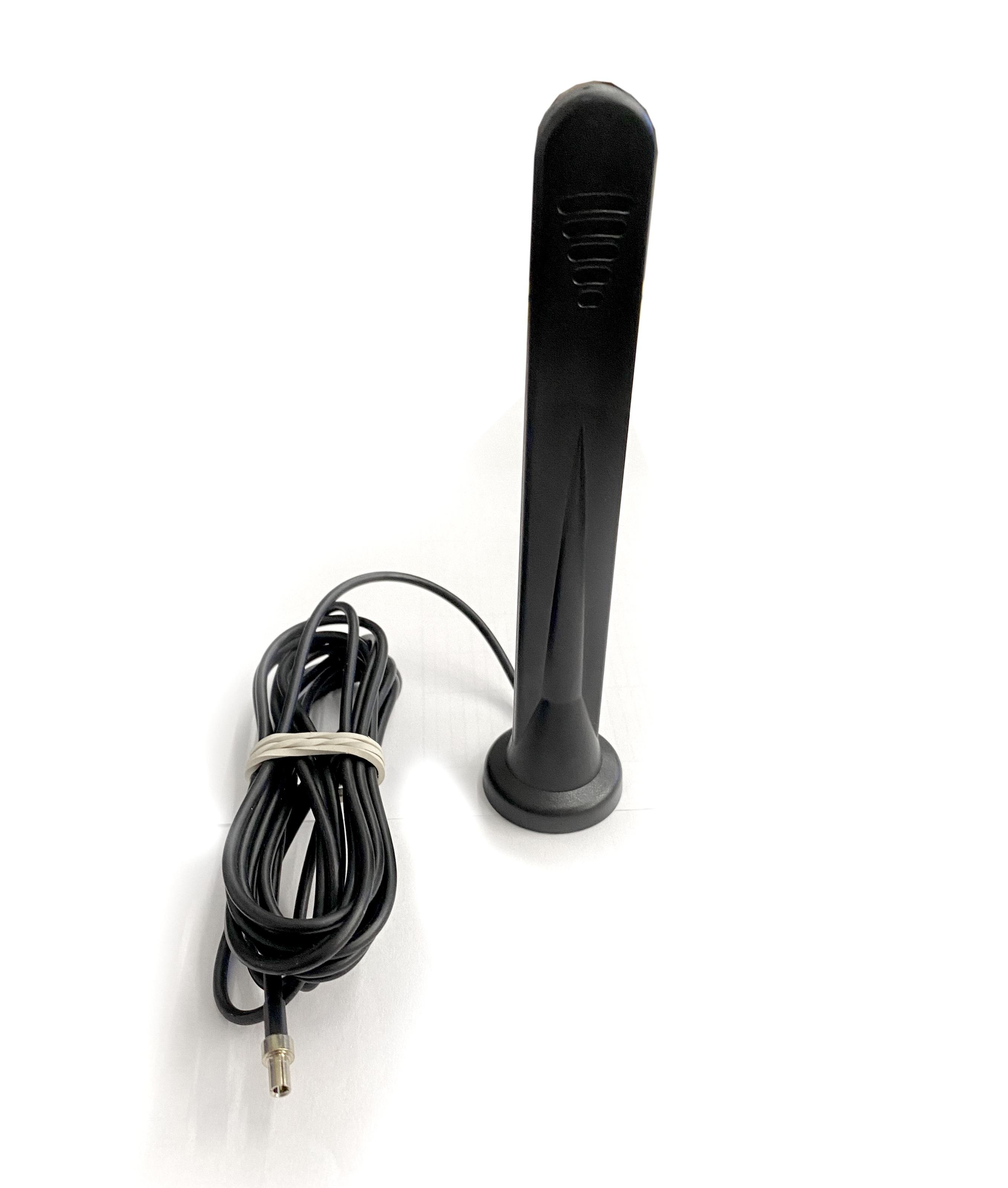 Антена широкосмугова 5G 15 dBi 600-6000 МГц TS9 на магнітній основі (021882)