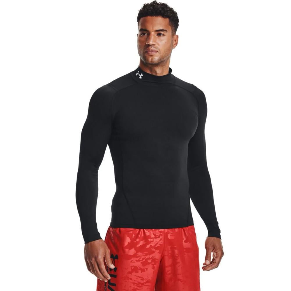 Лонгслив мужской Under Armour UA HG Armour Comp Mock LS SM Черный (1369606-001 SM)