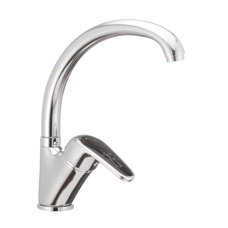 Смеситель для мойки Haiba MAGIC-777 высокий однорычажный латунь Хром (b-HB0660)