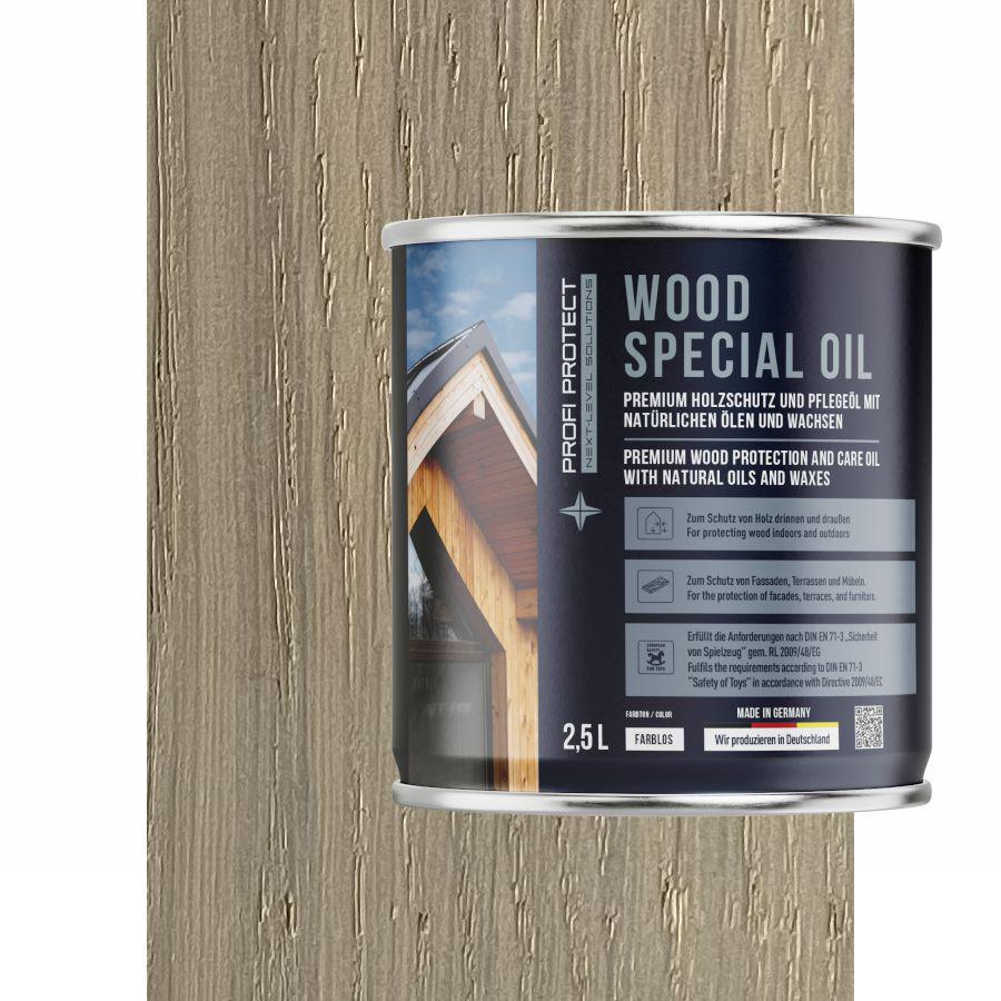 Олія для терасної дошки ProfiProtect Wood Special Oil з воском 2,5 л Peri Weib eiche (24647225) - фото 1