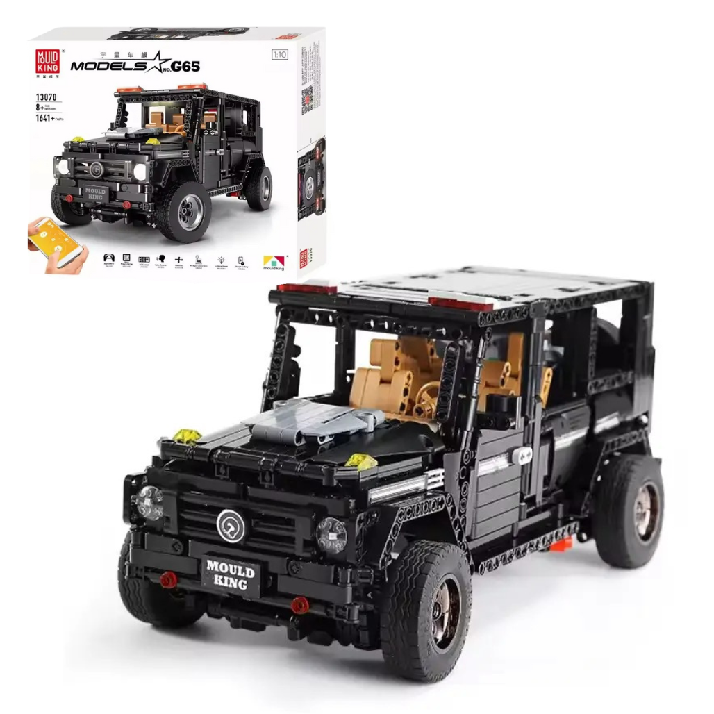 Конструктор детский Джип-внедорожник игровой Mercedes-Benz G65 на дистанционном управлении на 1641 дет. - фото 2 Конструктор детский Джип-внедорожник игровой Mercedes-Benz G65 на дистанционном управлении на 1641 дет. - фото 2