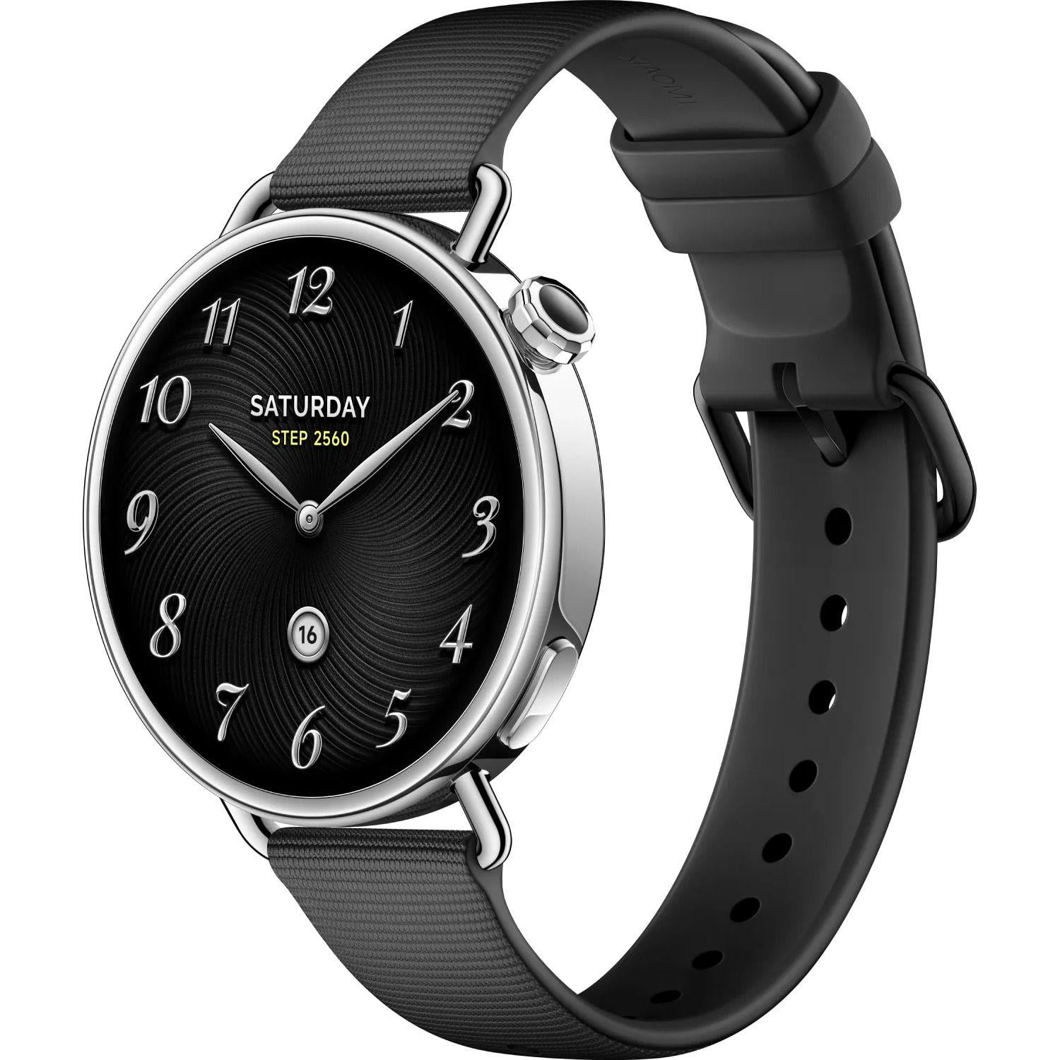 Смарт-годинник Xiaomi Watch S4 Fluororubber Strap Global 41 мм Black (BHR07VRGL)