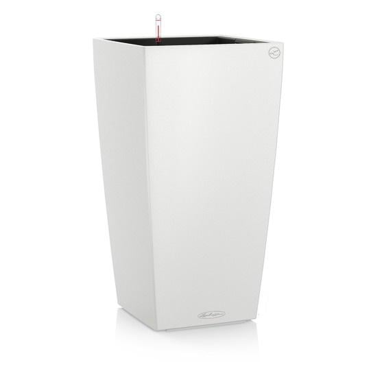 Розумний горщик Lechuza Cubico Color 22 квадратний 6 л 22x41 см Білий