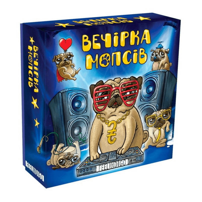 Настольная игра "Вечірка мопсів" (1426992849)