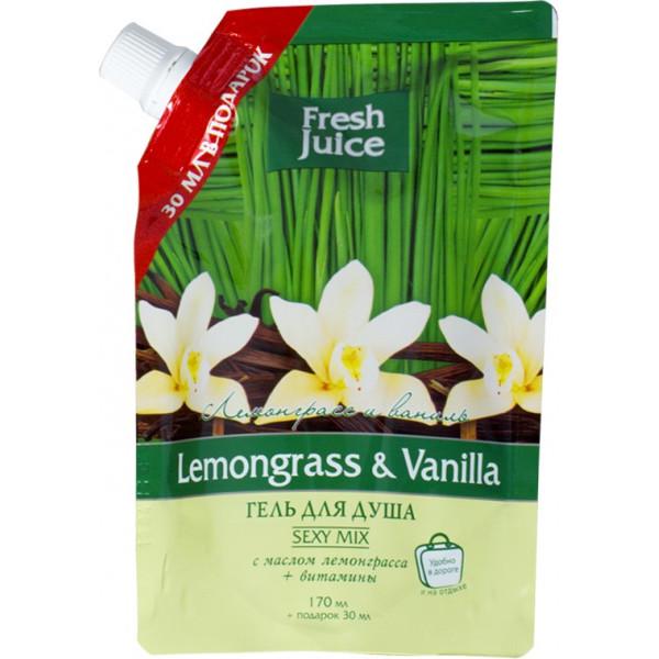 Гель для душа Fresh Juice Lemongrass & Vanilla (4823015915840)