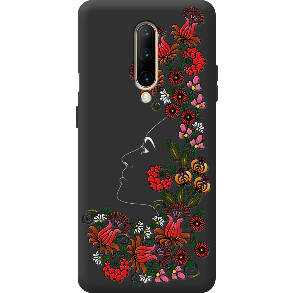 Чохол BoxFace OnePlus 7 Pro 3D Ukrainian Muse Чорний силікон (37257-bk64-44517)
