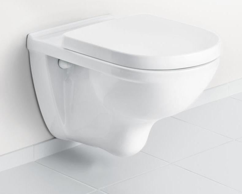 Унітаз підвісний Villeroy&Boch O.NOVO 5660HR01 безобідковий із сидінням з мікроліфтом (82539) - фото 4