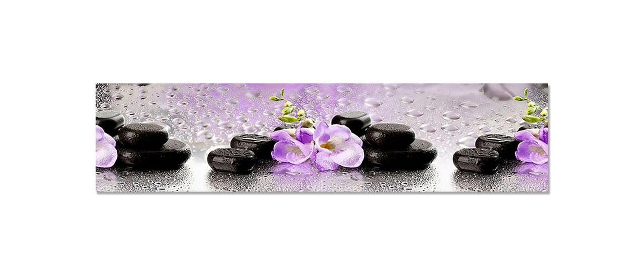 Наклейка виниловая на кухню Zatarga Мокрые камни 600х2500 мм (1283915321)