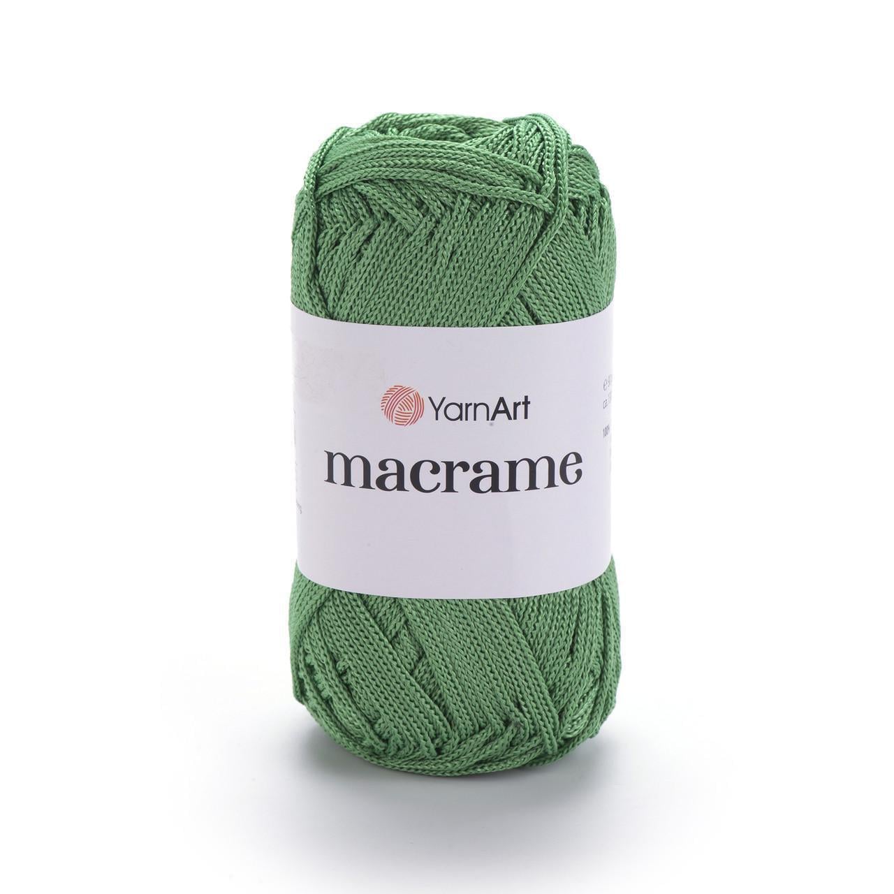 Пряжа макраме YarnArt Macrame полиэстер 2 мм 90 г Бледно-зеленый №173 (2354264959)
