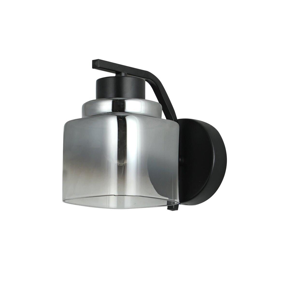 Светильник настенный бра Light House SRS-20667/1W плафон дымчатый Черный Светильник настенный бра Light House SRS-20667/1W плафон дымчатый Черный