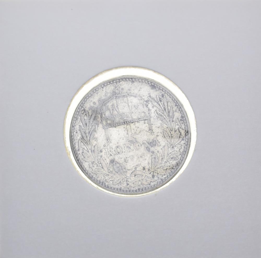 Коллекционная монета Австрия 1 крона 1916 G-VG Серебро «Франц Иосиф»