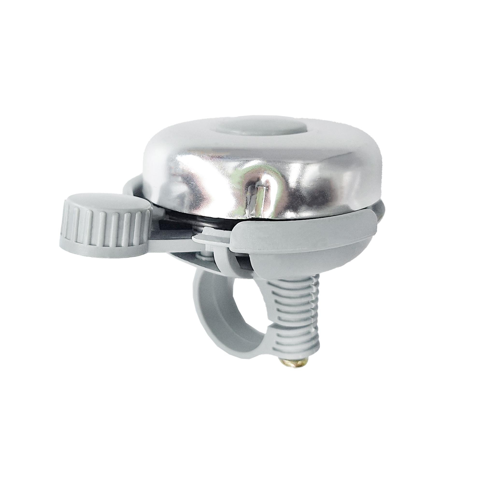 Дзвінок велосипедний алюмінієвий класичний Сріблясто-сірий (G00001584) - фото 2 Дзвінок велосипедний алюмінієвий класичний Сріблясто-сірий (G00001584) - фото 2