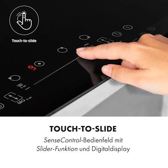 Індукційна плита Klarstein Delicatessa 90 Flex 5 зон з таймером 7400 W (10035182) - фото 4
