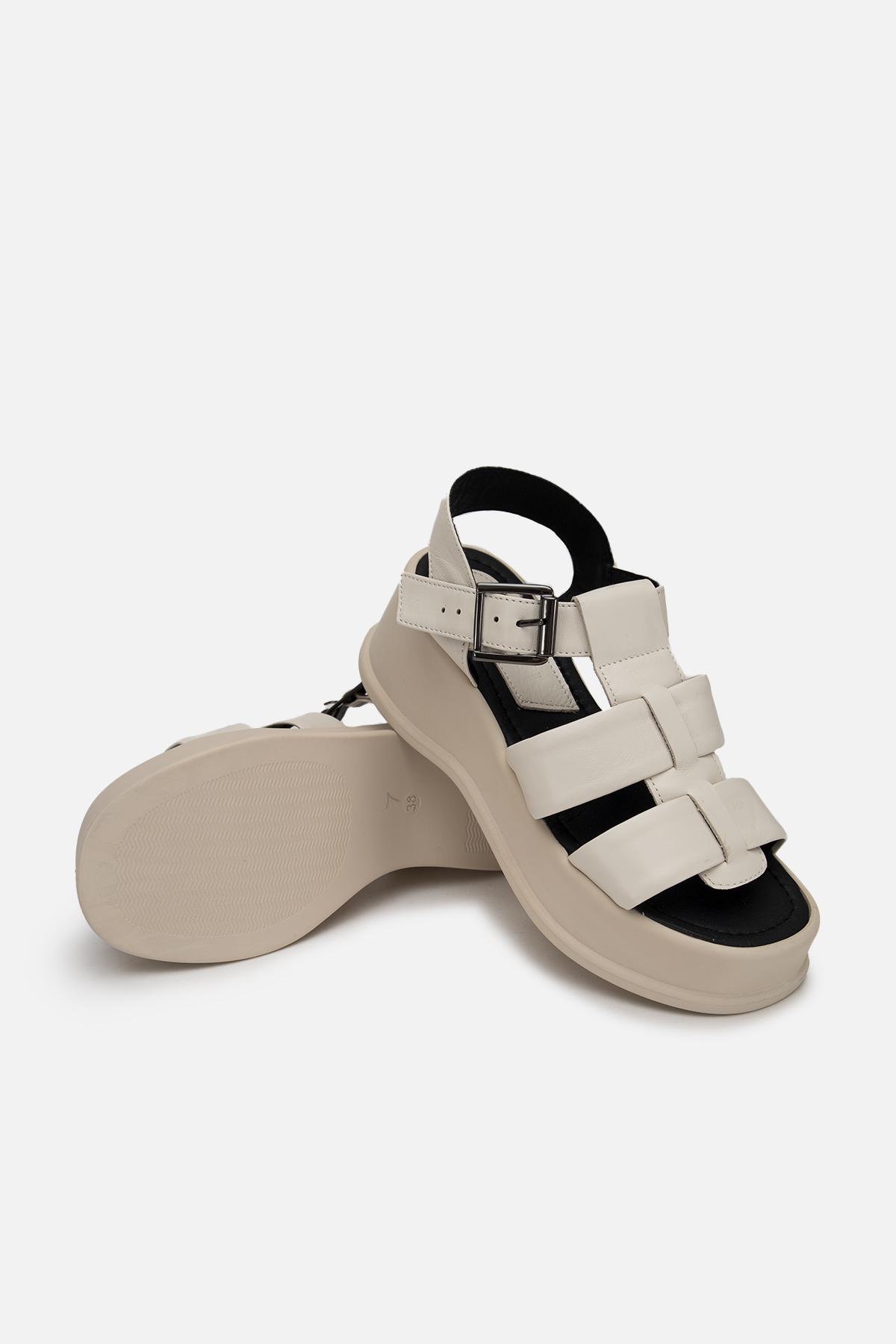 Босоножки женские р. 40 Бежевый (SKT000979469) - фото 5