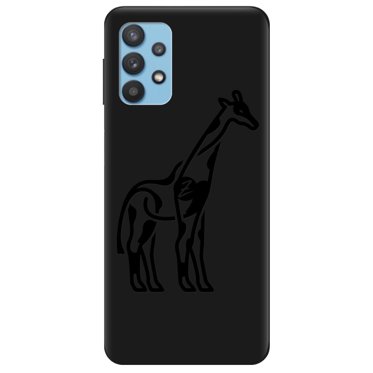 Силиконовый чехол Zorrov для Samsung Galaxy A32 - Giraffe (15500050147123333)