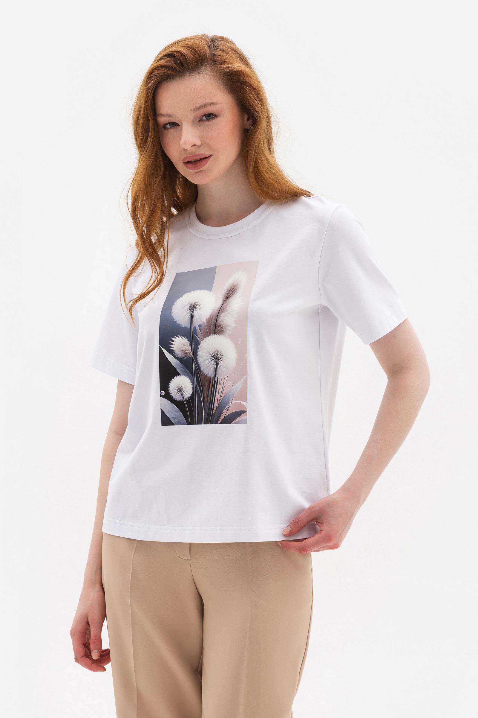 Футболка Lesia Лалиса 12 р. 46 Белый (157700000)