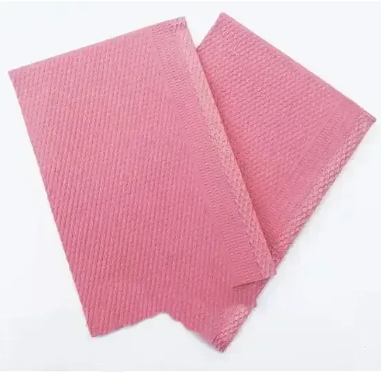 Салфетка-нагрудник медицинская Fortius Pro трехслойная 33х41 см 50 шт./пач. Розовый (2538726177)