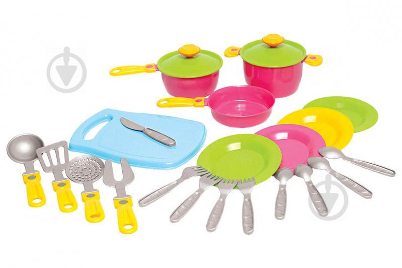 Набор посудки с досточкой 23 предмета Технок (1677)